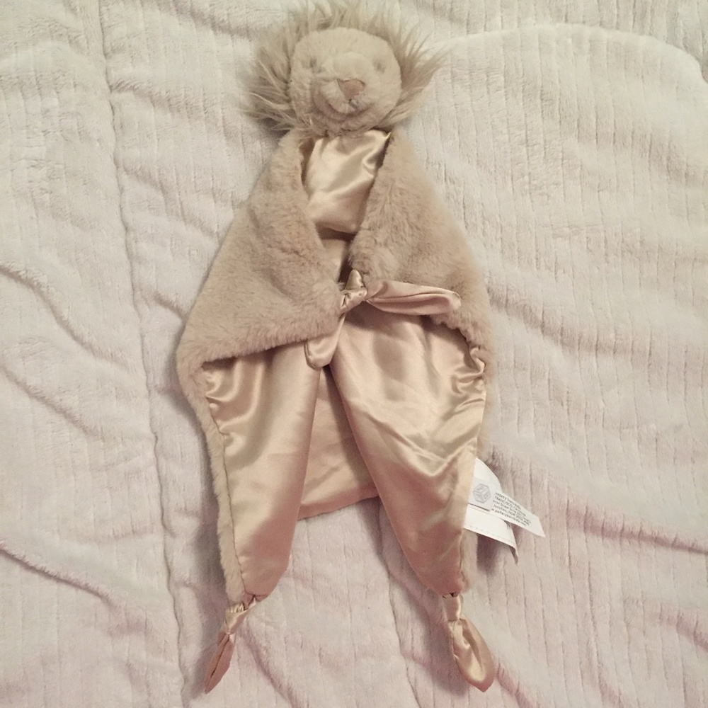 Pottery Barn Kids Lion Animal Thumbies Plush Baby Security Blanket Lovey